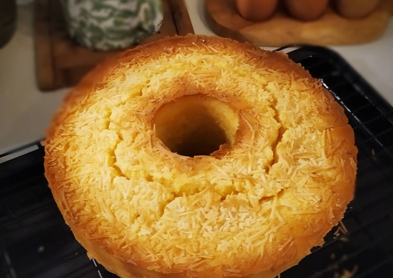 Butter cake tape singkong keju (1 bowl)