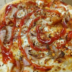 A picture of Onion pizza.
