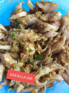 Foto resep Sambel ayam suwir rica"