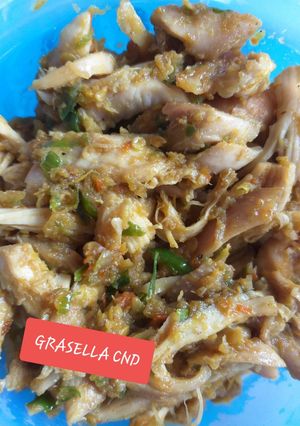 Foto resep Sambel ayam suwir rica"