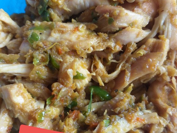 Cara Gampang Menyiapkan Sambel ayam suwir rica&amp;#34; Ekonomis Untuk Dijual