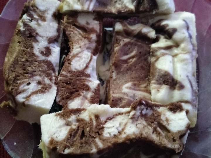 Resep Bolu marmer putih telur yang Menggugah Selera