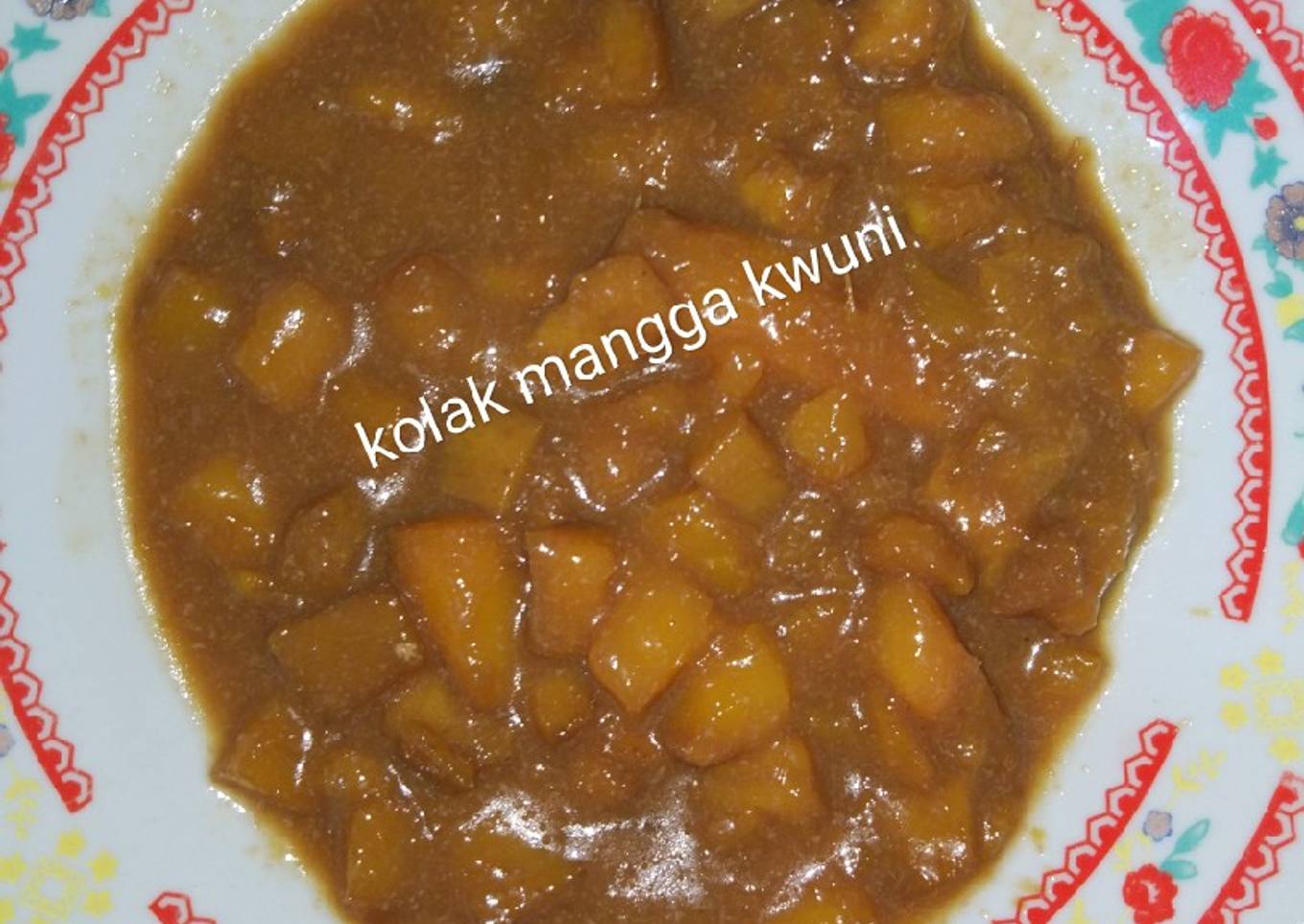 Kolak Mangga kwuni atau kweni