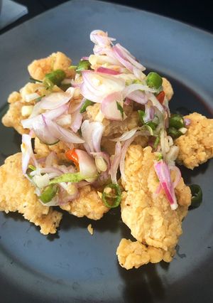 Foto resep Ayam Popcorn Sambal Matah