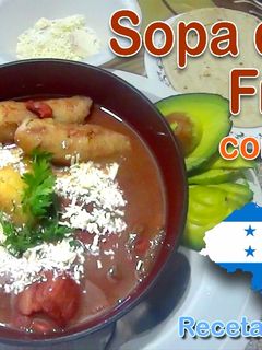 Una foto de Sopa de Frijoles con Costilla de Cerdo Honduras