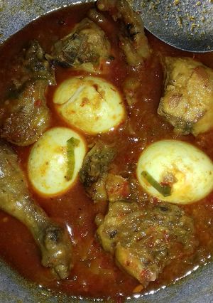 Foto resep Ayam dan Telur pedas asam manis 😋