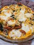 Frittata Sosis Bayam