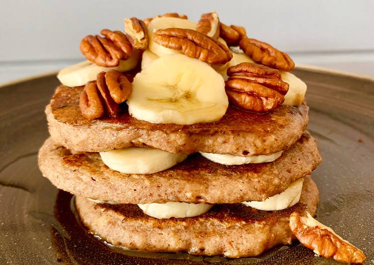 Steps to Prepare Favorite Chocolate, banana and pecan pancakes