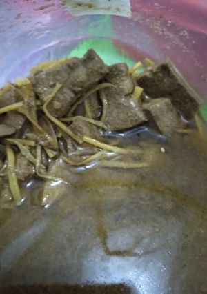 Foto resep Hati masak jahe