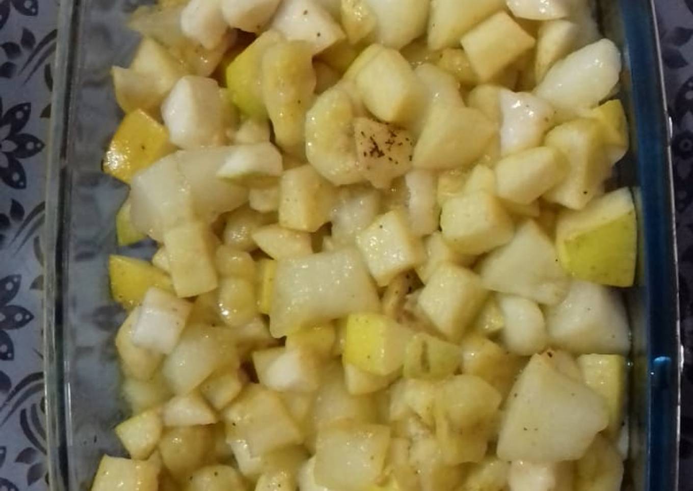 Simple fruit chaat