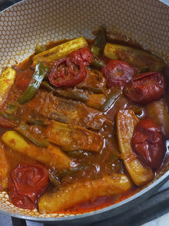 عکسی از دستور خورشت کدو و گوجه