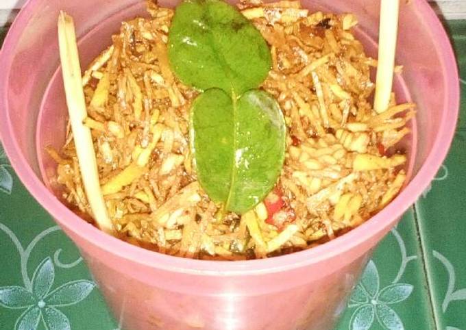 Cara Bikin Sambel goreng ubi kuning crispy Ekonomis