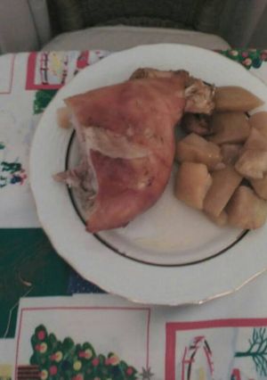 Una foto de Cochinillo al horno