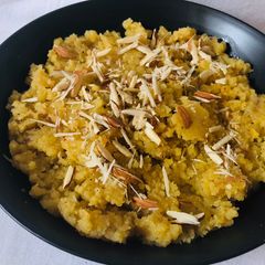 A picture of Moong Dal Halwa.