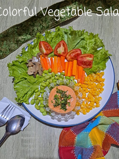 Foto resep Salad Sayur Warna Warni (Colorful Vegetable Salad)