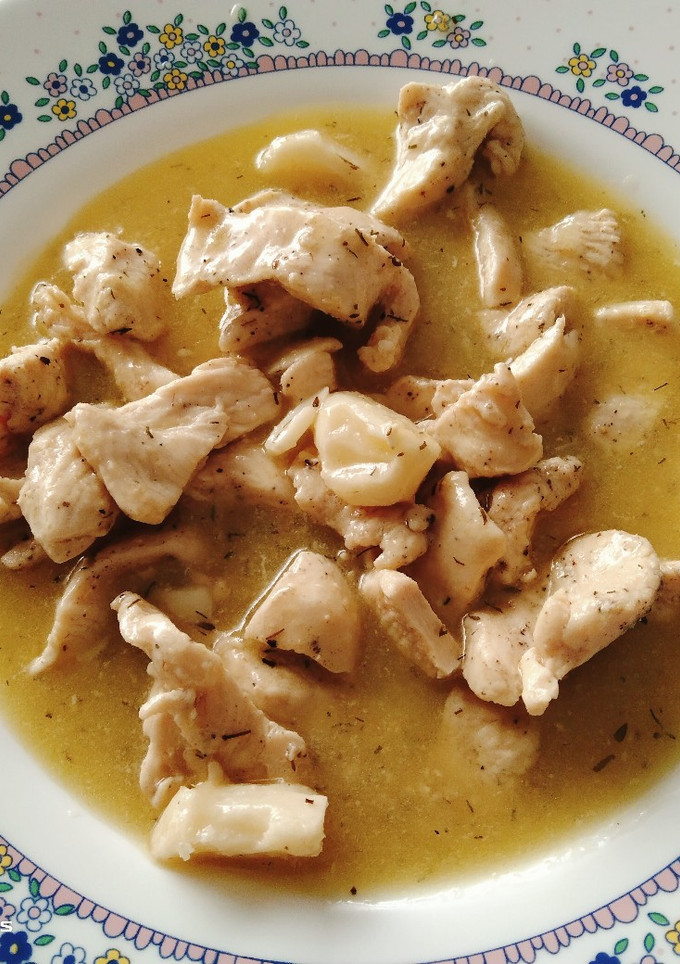 Una foto de Pollo en salsa