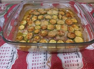 Foto di Timballo di zucchine con formaggio e prosciutto cotto