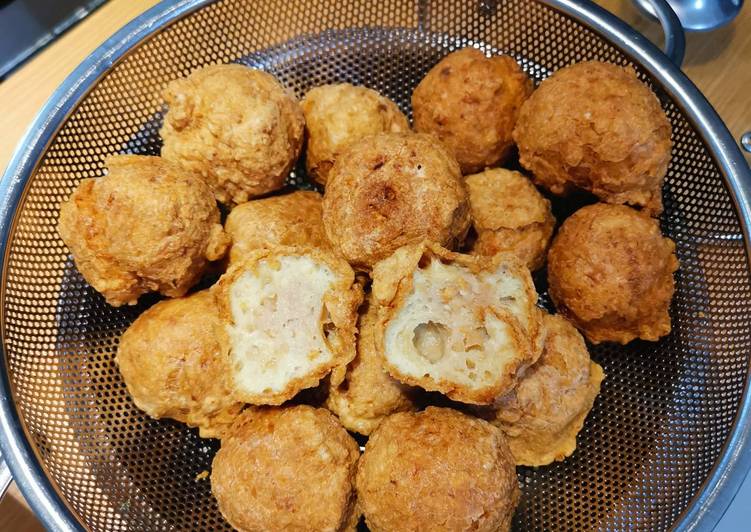 Resep Bakso babi goreng non halal asian food Lezat