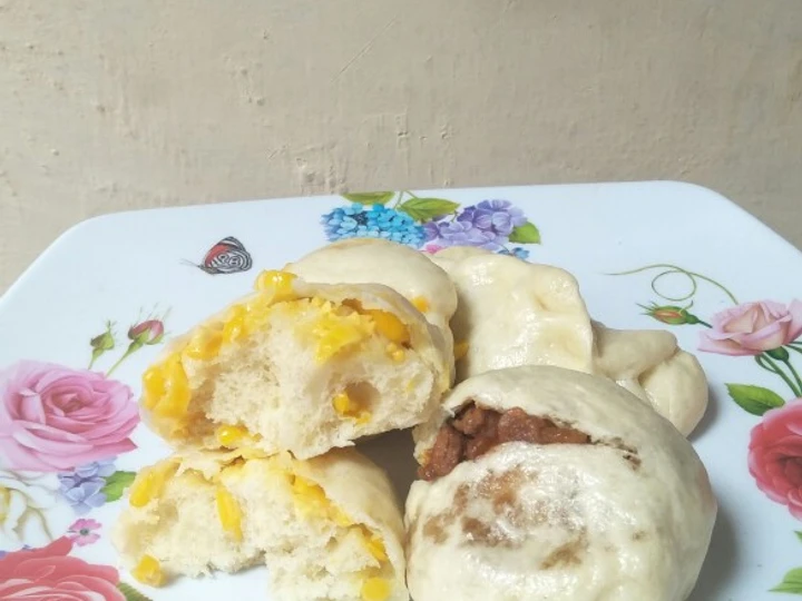 Cara Mudah Menyiapkan Resep Bakpao jagung manis &amp;amp; ayam kecap yang Lezat Anti Ribet, Bisa Manjain Lidah