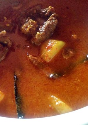 Foto resep Gulai pedas daging kentang #KitaBerbagi