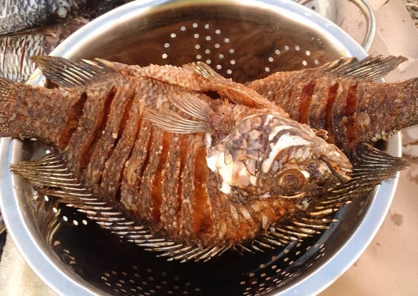 Deep fried fish