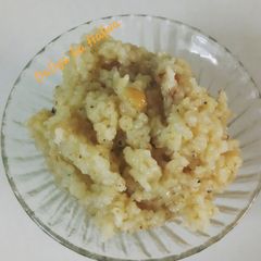 A picture of Daliya ka halwa.