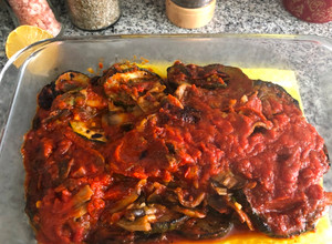 Una foto de Zapallitos italianos al sartén