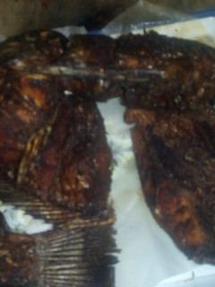 A picture of Deep fried fish.