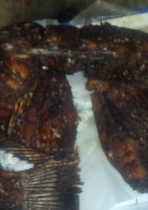 A picture of Deep fried fish.