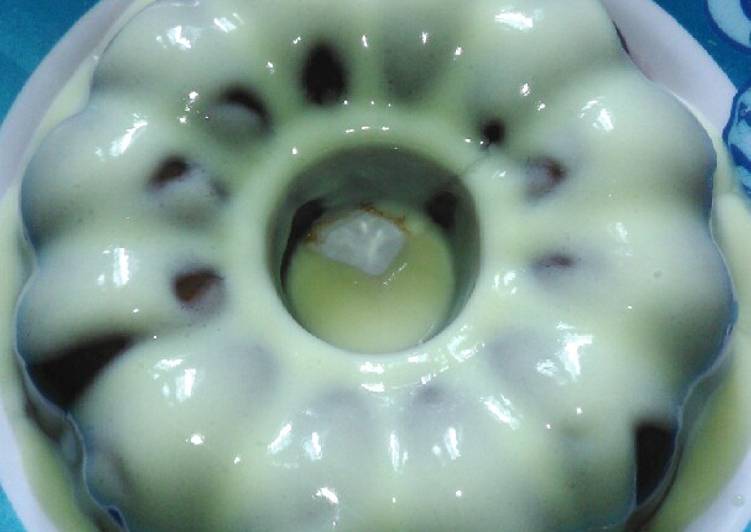 Resep Puding coklat fla vanilla yang Lezat Sekali