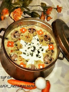 عکسی از دستور سوپ شیر