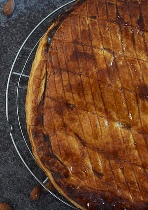 Une photo de Galette des rois à la VRAIE frangipane
