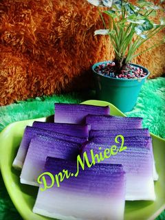 Foto resep Lapis ombre (tepung beras, kanji)