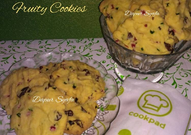 Cara Gampang Membuat Fruity Cookies, Sempurna