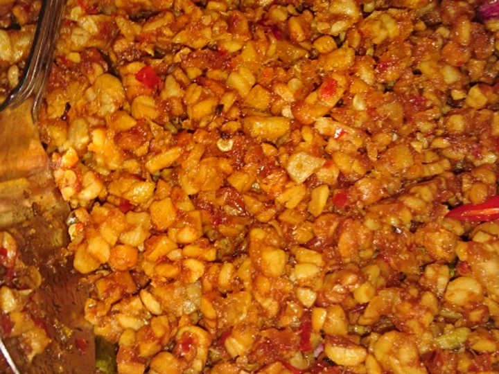 Cara Gampang Membikin Resep Tempe kering pedas manis yang Lezat Anti Ribet, Lezat