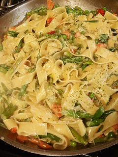 A picture of Pasta Primavera.