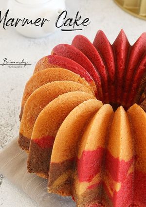 Foto resep MARMER CAKE LawThomas, Padat dan super lembut.