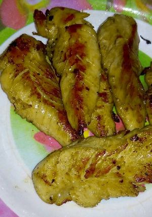 Foto resep Chicken grill black peppers
