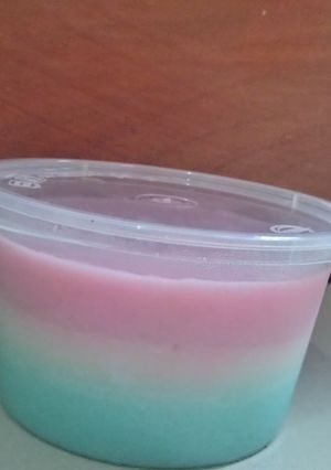 Foto resep Puding rainbow