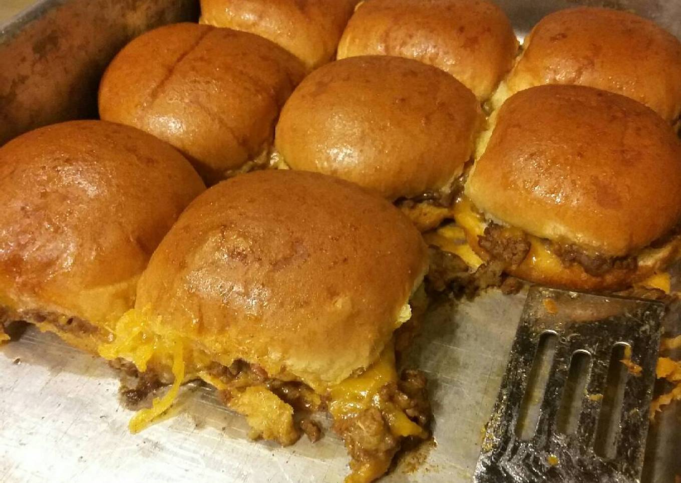 Baked Taco Burger Sliders