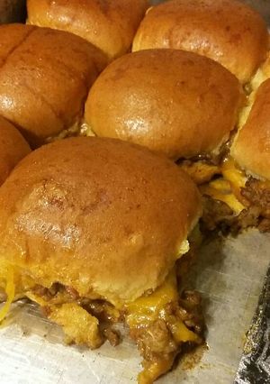 A picture of Baked Taco Burger Sliders.