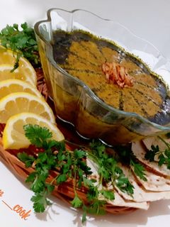 عکسی از دستور آش سبزی شیراز 😋😍 (آش نذری)