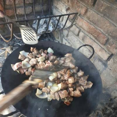 Trozos de carne al disco de arado Receta de Figueredo- Cookpad