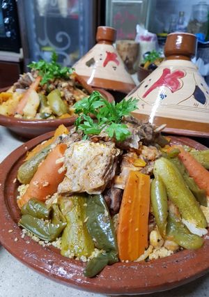 A picture of Famous Moroccan Couscous 😍.