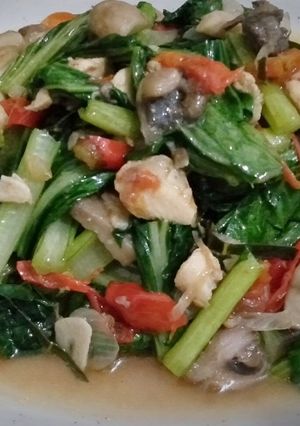Foto resep Oseng Sawi Hijau