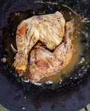 Pollo al disco