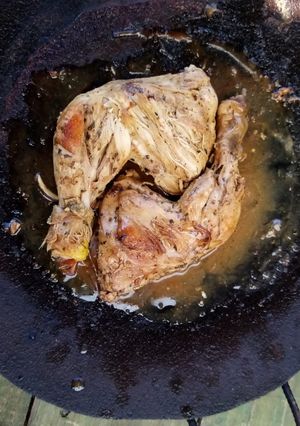Una foto de Pollo al disco
