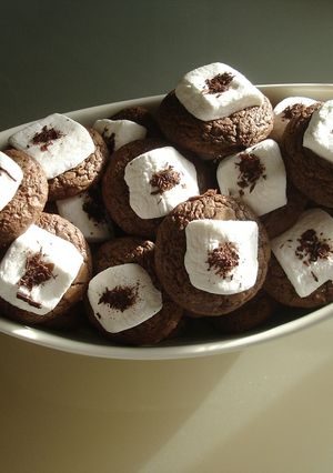 Pillecukros-csokis korong recept fotója