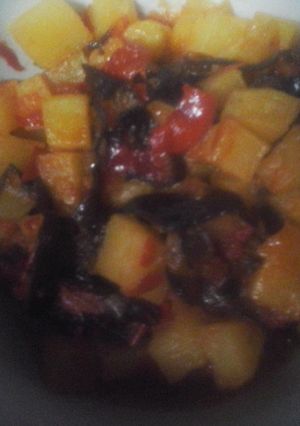 Foto resep Sambal goreng kentang jamur kuping ala eira imoedzt
