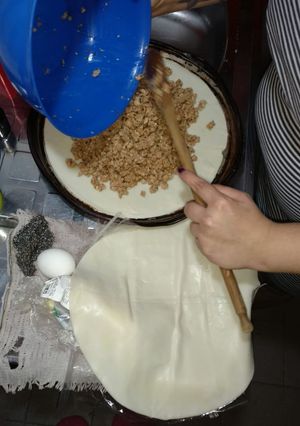 Una foto de Tarta de soja texturizada muy rica!